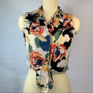 Floral Hawaiian Blouse